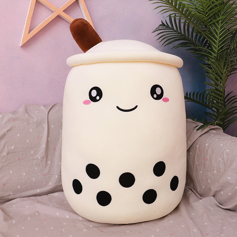 Creative Simulation Milk Tea Plush Toy Cup Pillow Cute Funny Doll Pearl Milk Tea Cup Cool Creative Decoration