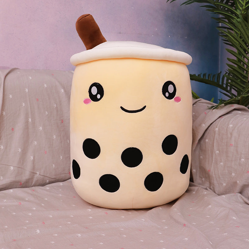 Creative Simulation Milk Tea Plush Toy Cup Pillow Cute Funny Doll Pearl Milk Tea Cup Cool Creative Decoration