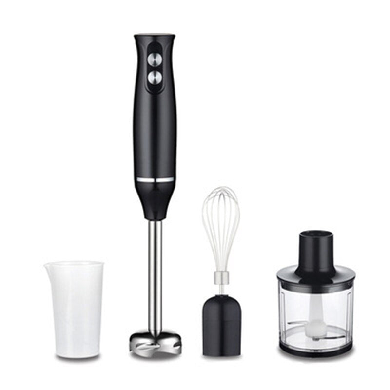 Electric Blender 4 In 1 Stainless Steel Stick Hand Blender Mixer Food Processor Egg Whisk Smoothie Cup Juicer Meat Grinder